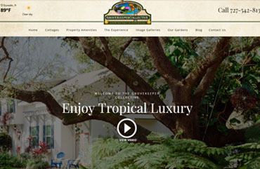 Grovekeeper Cottages — Hospitality Website by Zucker and Zucker