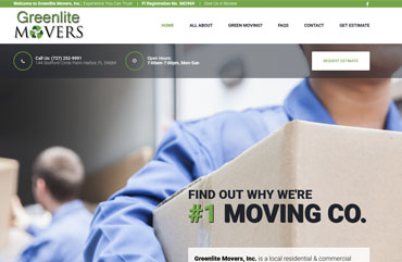 Greenlite Movers — Business Website by Zucker and Zucker