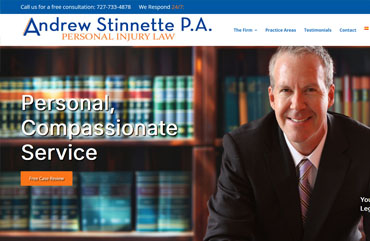 Stinnette Law website design